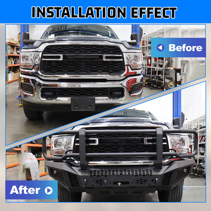 WOLFSTORM Modular Front Bumper for 2019-2024 Dodge RAM 2500/3500
