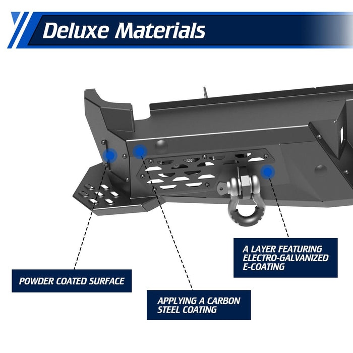 WOLFSTORM Rear Bumper for 2022-2025 Nissan Frontier