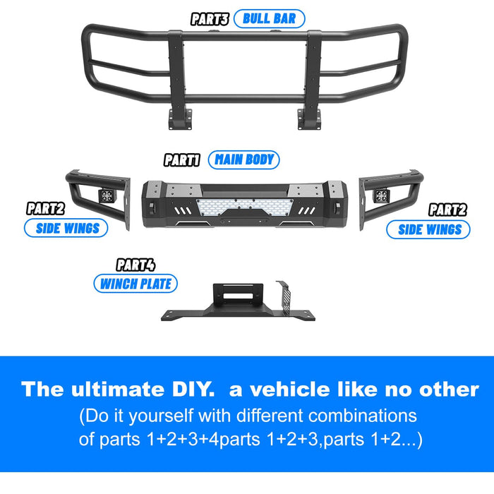 WOLFSTORM Offroad Front Bumper For Ford F-150 2015-2017(Excluding Raptor)