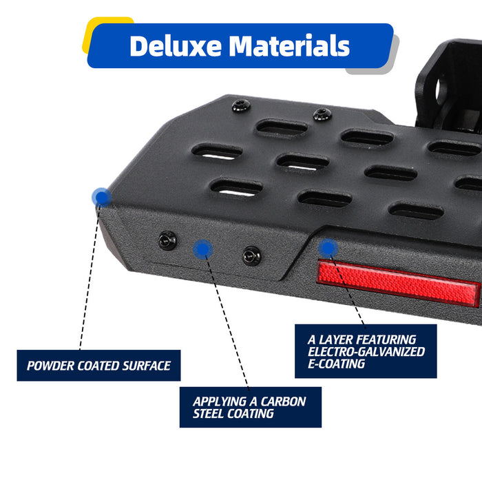 Wolfstorm Universal Hitch Step Fit for Pickup Truck Car SUV（Adjustable）