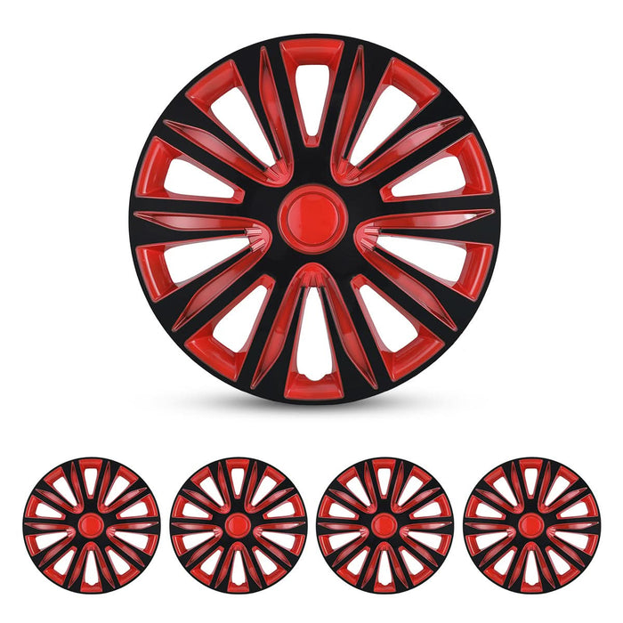 WOLFSTORM 16 inch Universal Hubcaps Wheel Cover for Chevy Dodge Ford Honda KIA Nissan Toyota
