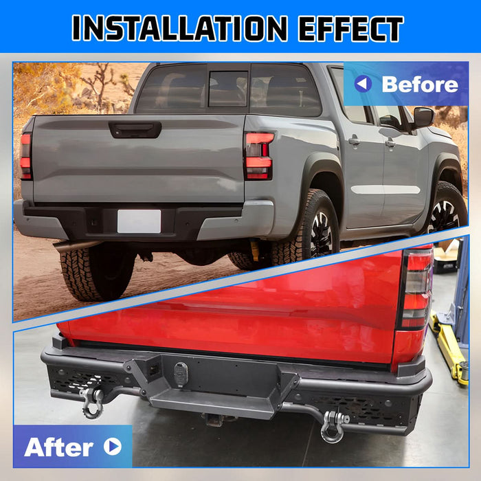 WOLFSTORM Rear Bumper for 2022-2025 Nissan Frontier