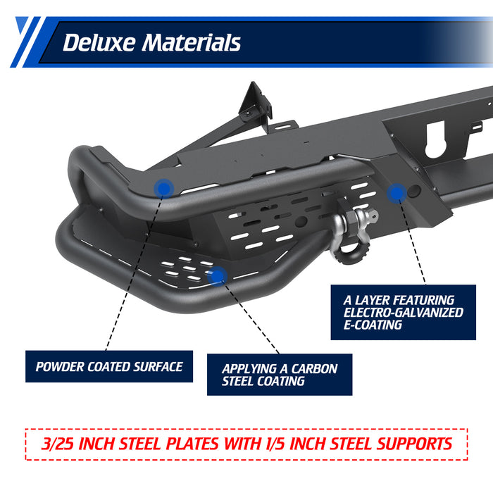 WOLFSTORM Rear Bumper for 2020-2026 Chevy Silverado 2500 HD/3500 HD