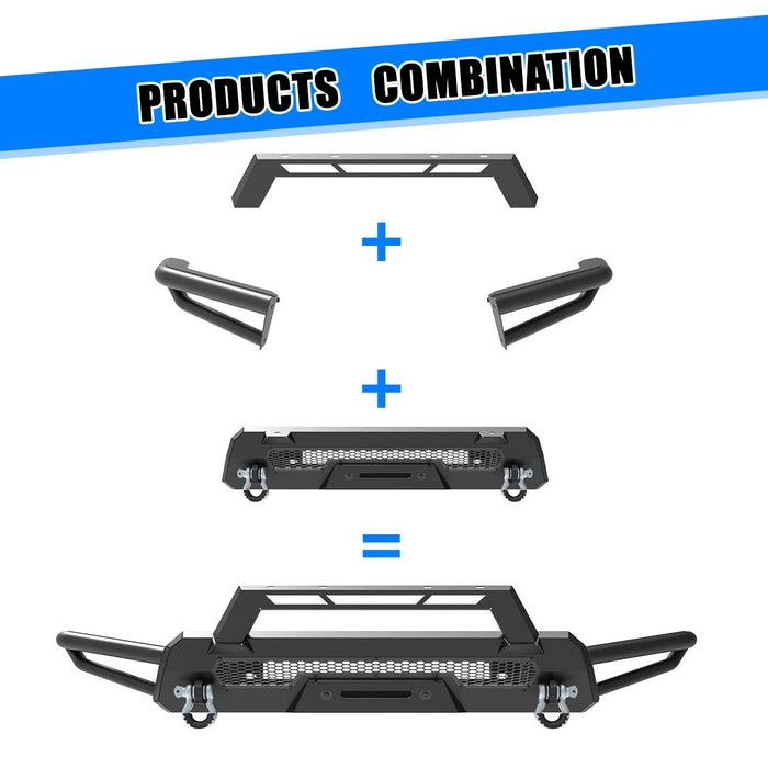 WOLFSTORM Front Bumper Compatible with 2016-2023 Toyota Tacoma