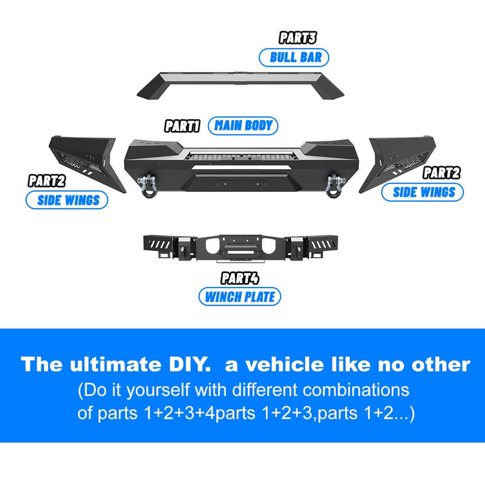 WOLFSTORM Front Bumper for Toyota Tundra 2022-2026
