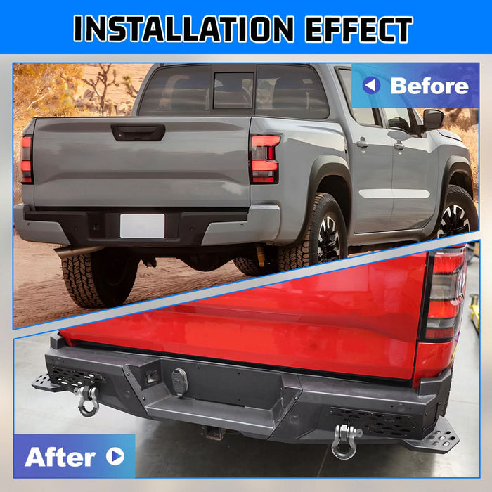 WOLFSTORM Rear Bumper for 2022-2025 Nissan Frontier