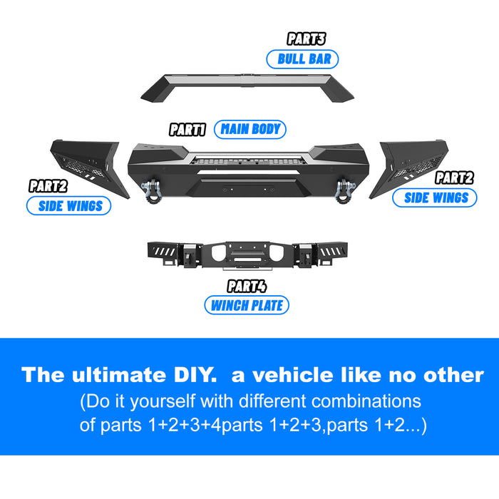 WOLFSTORM Front Bumper for Toyota Tundra 2022-2024