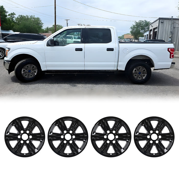 WOLFSTORM 4-Pack 17 Inch Wheel Rim Cover Hubcaps for 2015-2020 FORD F-150