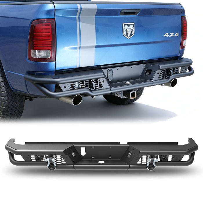 WOLFSTORM Rear Bumper for 2009-2018 Dodge Ram 1500 and 2019-2024 RAM 1500 Classic