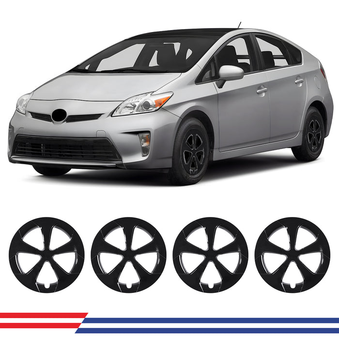 WOLFSTORM 15 Inch Hubcaps Wheel Cover Fit for 2010-2015 TOYOTA PRIUS