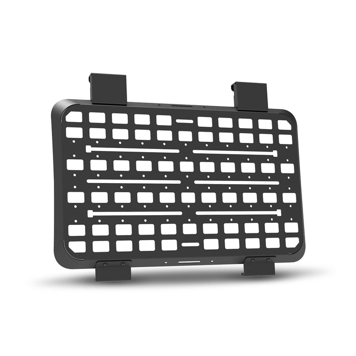 WOLFSTORM Rear Window Molle Panel for The 2018-2026 Jeep Wrangler JL 4 Door, Modular Storage Panel System Rear Window Protective Decoration