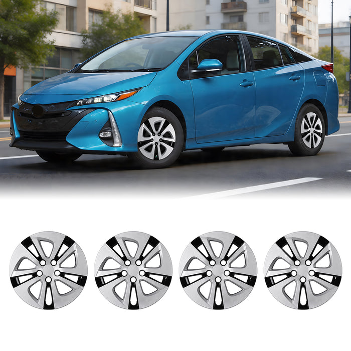 WOLFSTORM 15 Inch Hubcaps Wheel Cover Fit for 2016-2022 TOYOTA PRIUS/2017-2022 TOYOTA PRIUS PRIME/2020-2024 TOYOTA COROLLA HYBRID