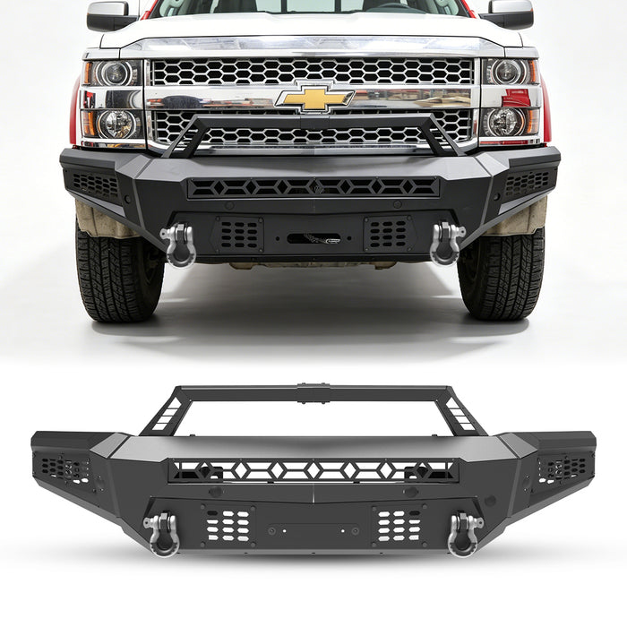WOLFSTORM Front Bumper for 2015-2019 Chevy Silverado 2500/3500/2500 HD/3500 HD