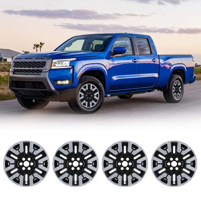WOLFSTORM 4-Pack 17 Inch Wheel Rim Cover Hubcaps for 2022-2026 NISSAN FRONTIER