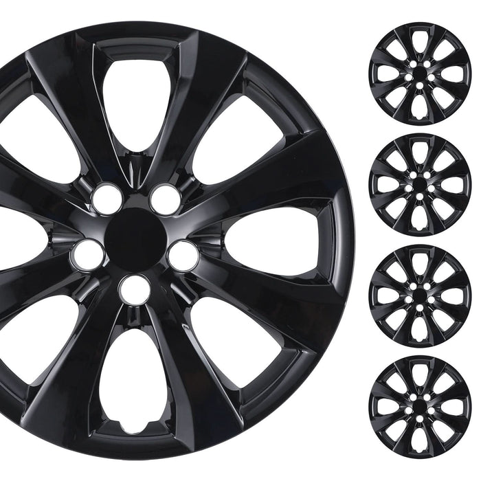 WOLFSTORM 4-Pack 16 Inch Wheel Rim Cover Hubcaps for 2020-2026 TOYOTA COROLLA