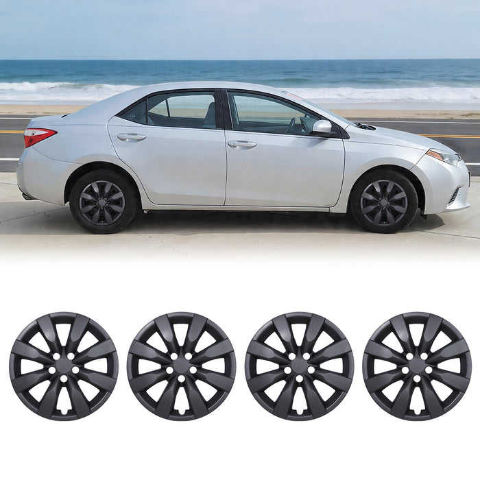 WOLFSTORM 4-Pack 16 Inch Wheel Rim Cover Hubcaps for 2014-2016 TOYOTA COROLLA