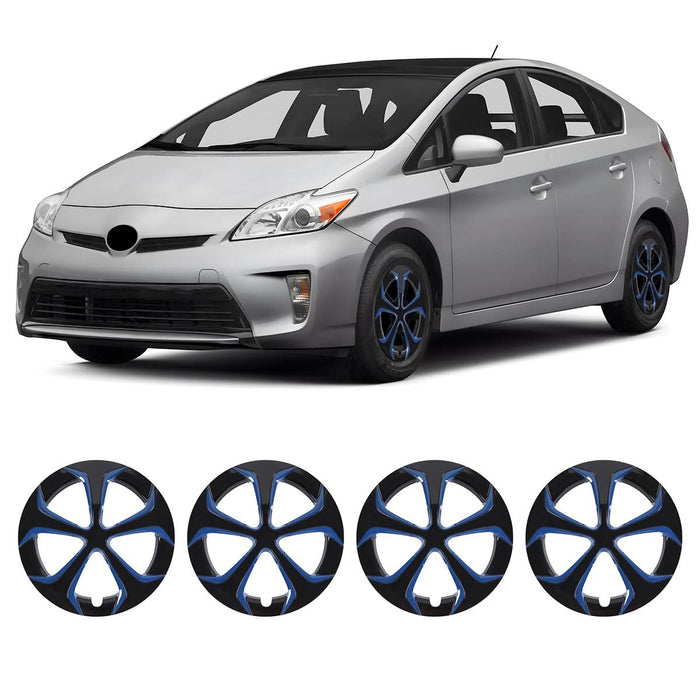 WOLFSTORM 4-Pack 15 Inch Wheel Rim Cover Hubcaps for 2010-2015 TOYOTA PRIUS