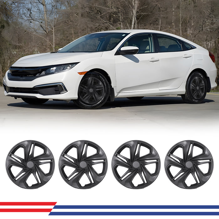 WOLFSTORM 16 Inch Hubcaps Wheel Cover for 2016-2025 Honda Civic SEDAN