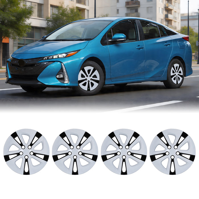 WOLFSTORM 15 Inch Hubcaps Wheel Cover Fit for 2016-2022 TOYOTA PRIUS/2017-2022 TOYOTA PRIUS PRIME/2020-2024 TOYOTA COROLLA HYBRID