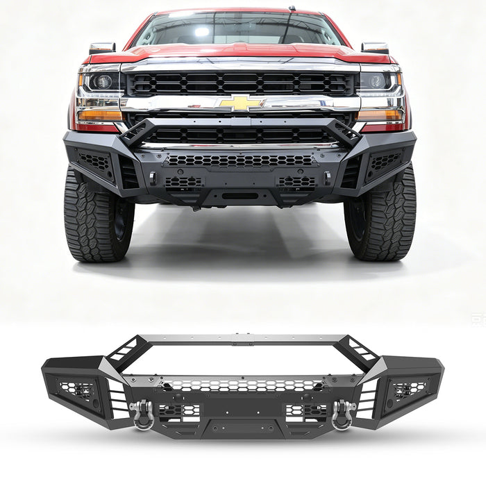 WOLFSTORM Front Bumper for 2016-2018 Chevy Silverado 1500