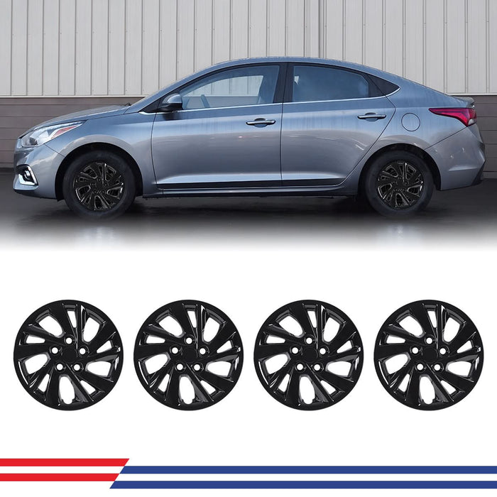 WOLFSTORM 4-Pack 15 Inch Wheel Rim Cover Hubcaps for 2017-2020 Hyundai Elantra Sedan