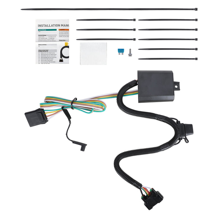 4-Pin Trailer Wiring Harness, Fits for KIA & Hyundai From Wolfstorm