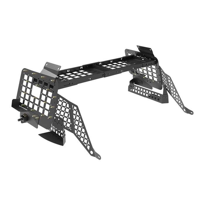 WOLFSTORM Modular Storage System for 2024-2025 Toyota Land Cruiser | Rear Window Flank Panel, Storage Pockets & Cargo Basket Bundle