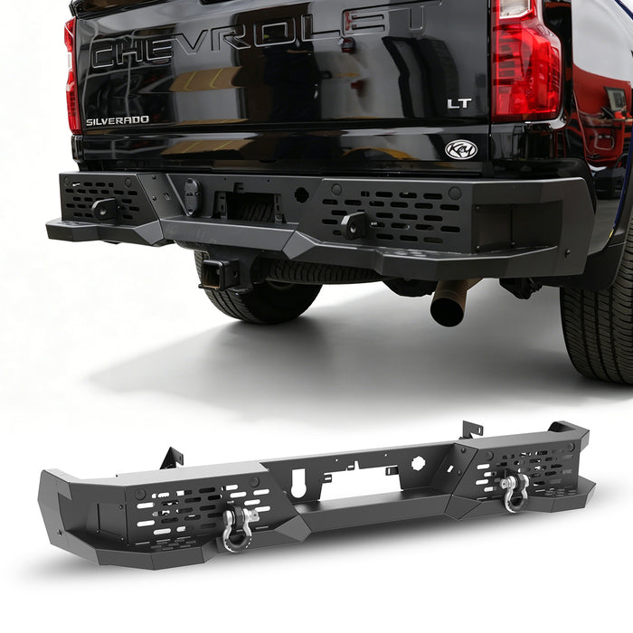 WOLFSTORM Rear Bumper for 2020-2026 Chevy Silverado 2500/3500/2500 HD/3500 HD
