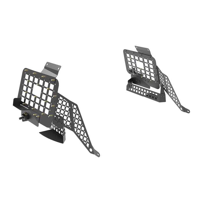 WOLFSTORM Modular Storage System for 2024-2025 Toyota Land Cruiser | Rear Window Flank Panel, Storage Pockets & Cargo Basket Bundle