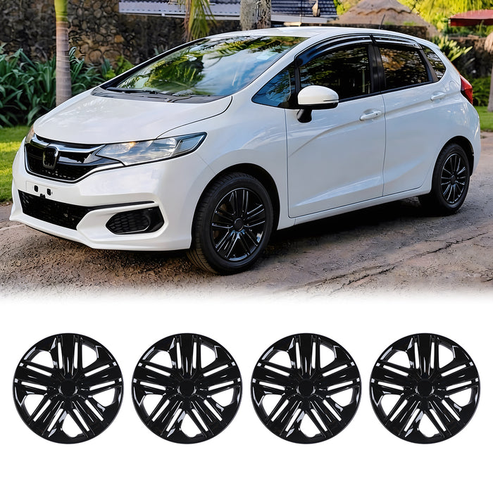 WOLFSTORM 4-Pack 15 Inch Wheel Rim Cover Hubcaps for 2009-2020 HONDA FIT