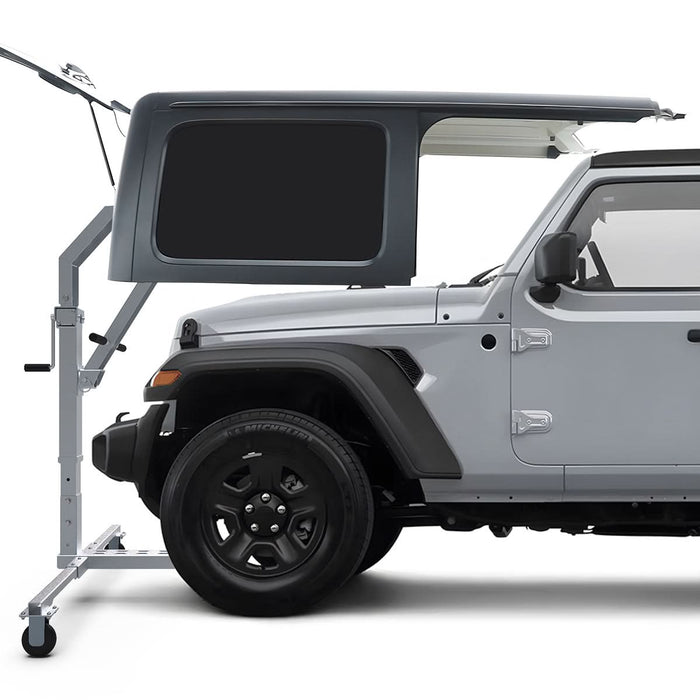 Hard Top Removal Lift & Hoist for 2007-Present Jeep Wrangler JK & JL (2/4 Door) and 2021-2025 Ford Bronco 4-Door ¨C Quick & Easy Assembly, Compatible with Lifted Jeeps