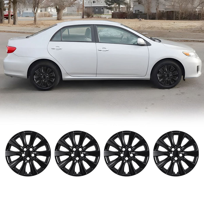 WOLFSTORM 4-Pack 16 Inch Wheel Rim Cover Hubcaps for 2009-2013 TOYOTA COROLLA