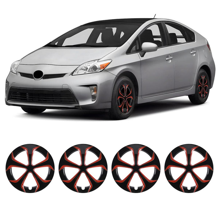 WOLFSTORM 4-Pack 15 Inch Wheel Rim Cover Hubcaps for 2010-2015 TOYOTA PRIUS