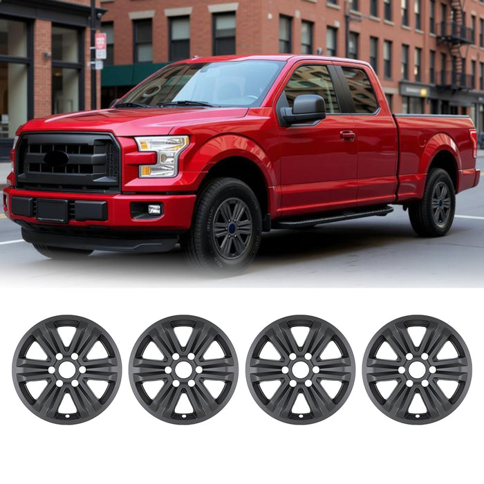 WOLFSTORM 4-Pack 17 Inch Wheel Rim Cover Hubcaps for 2015-2020 FORD F-150