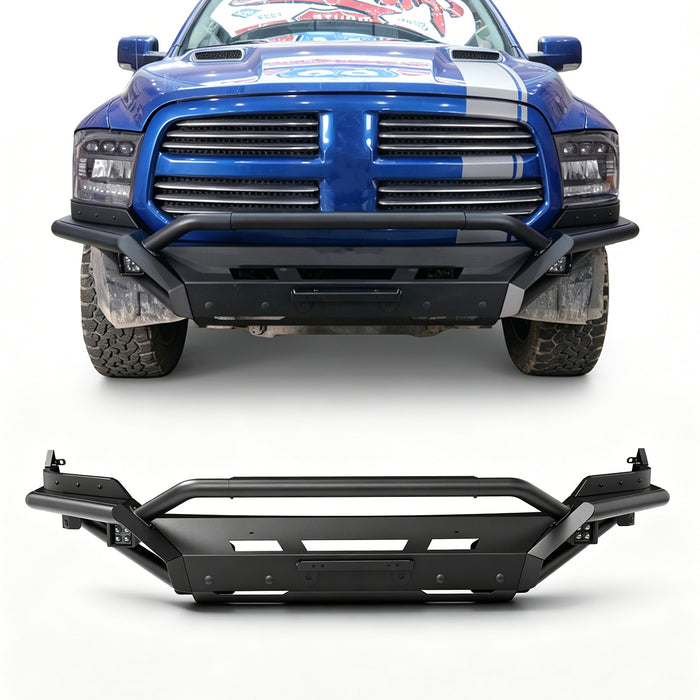 Parachoques delantero WOLFSTORM para camioneta todoterreno Dodge RAM 1500 2013-2024
