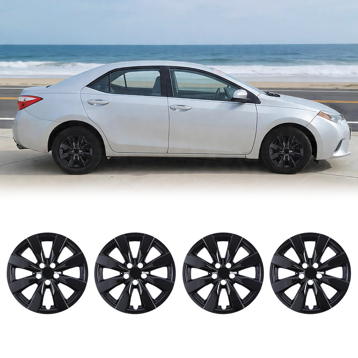 WOLFSTORM 4-Pack 16 Inch Wheel Rim Cover Hubcaps for 2014-2016 TOYOTA COROLLA