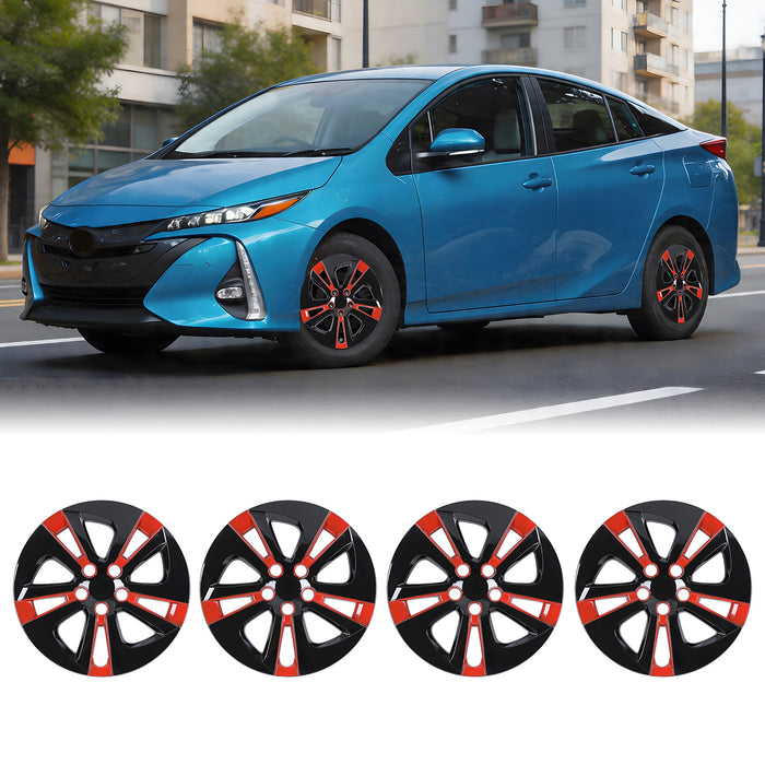WOLFSTORM 15 Inch Hubcaps Wheel Cover Fit for 2016-2022 TOYOTA PRIUS/2