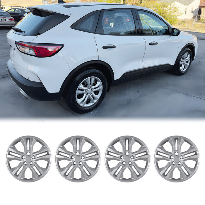 WOLFSTORM 4-Pack 17 Inch Wheel Rim Cover Hubcaps for 2020-2025 Ford Escape