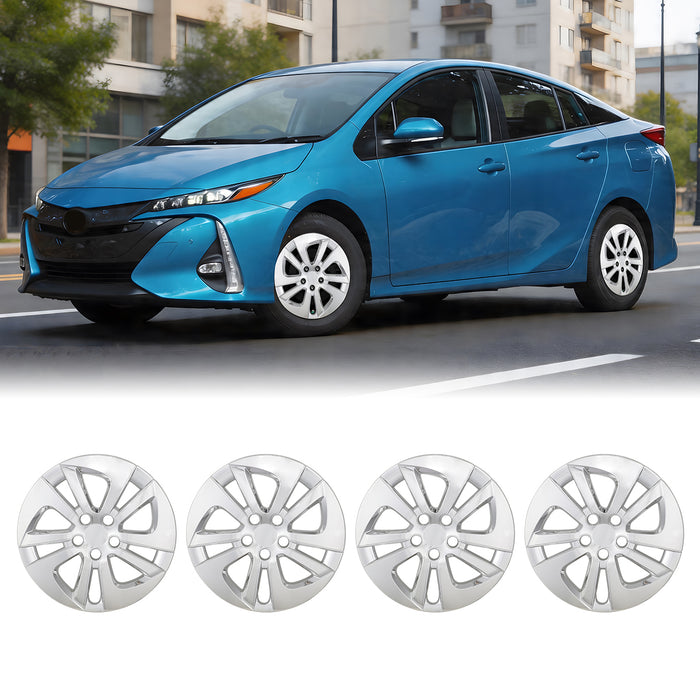 WOLFSTORM 15 Inch Hubcaps Wheel Cover Fit for 2016-2022 TOYOTA PRIUS/2017-2022 TOYOTA PRIUS PRIME/2020-2024 TOYOTA COROLLA HYBRID