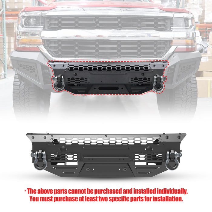 WOLFSTORM Front Bumper for 2016-2018 Chevy Silverado 1500