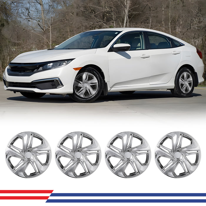 WOLFSTORM 16 Inch Hubcaps Wheel Cover for 2016-2025 Honda Civic SEDAN
