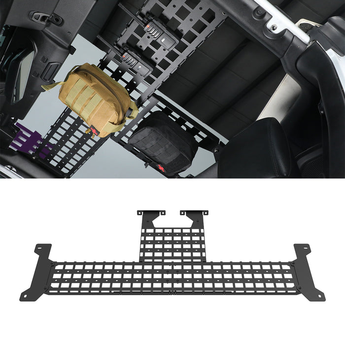 WOLFSTORM Interior Roof Rack Molle Panel for The 2018-2026 Jeep Wrangler JL