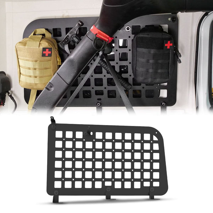WOLFSTORM Rear Window Inner Molle Panel for 2018-2025 Jeep Wrangler JL 4-Door