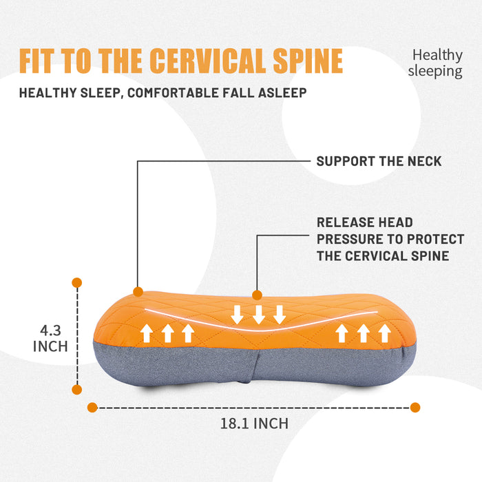 HAWKLEY Camping Pillow with Removable Cover
