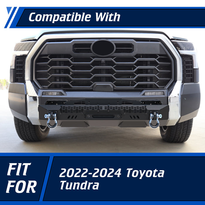 WOLFSTORM Front Bumper For 2022-2026 Toyota Tundra Pickup Truck