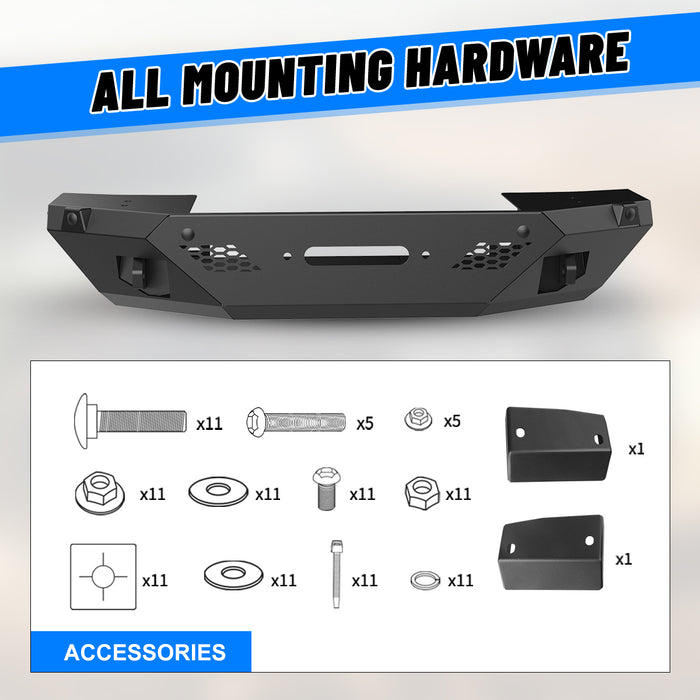 WOLFSTORM Ford Bronco 2021 - 2026(Not for Bronco Sport) Offroad Bumper