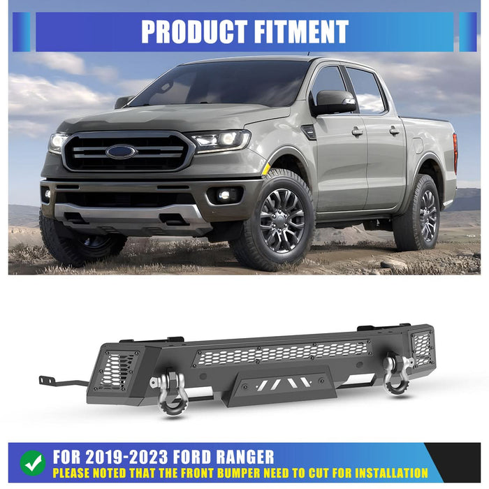 WOLFSTORM Front Bumper for 2019-2023 Ford Ranger