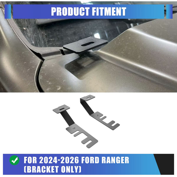 WOLFSTORM A-Pillar LED Lights Bar Mounting Brackets for 2004-2014 Ford F-150