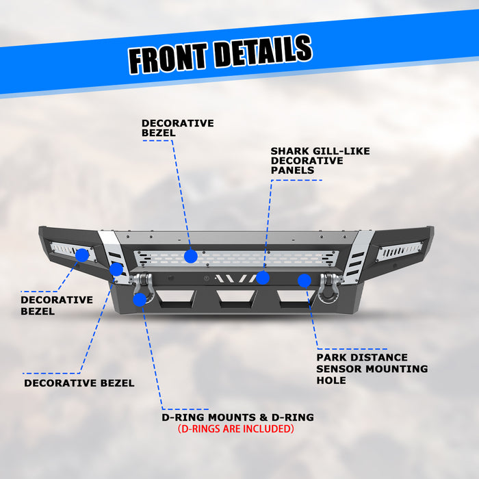 WOLFSTORM Front Bumper for 2017-2026 Ford F-250 F-350
