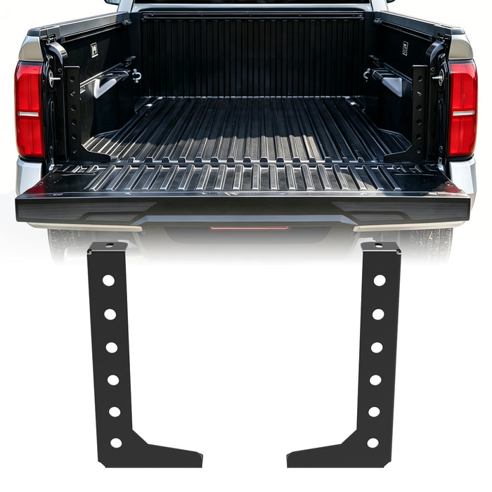 2PCS Steel Car Cargo Box Reinforcement L-shaped Bracket For 2024-2026 TOYOTA TACOMA